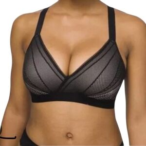 lululemon athletica Black Mesh Wireless Bralette